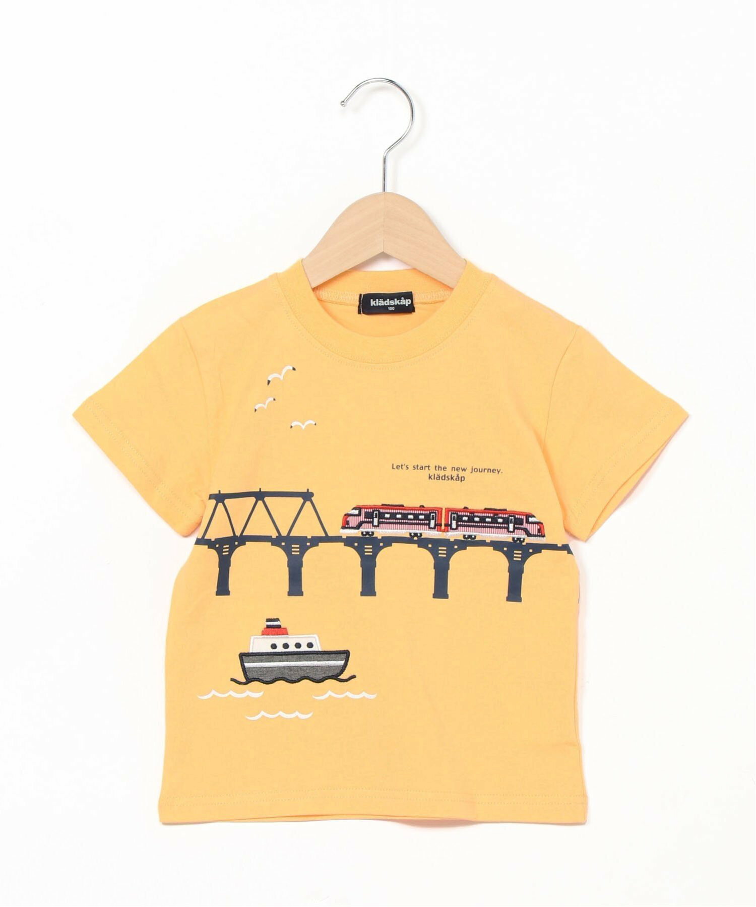 電車と鉄橋半袖Tシャツ